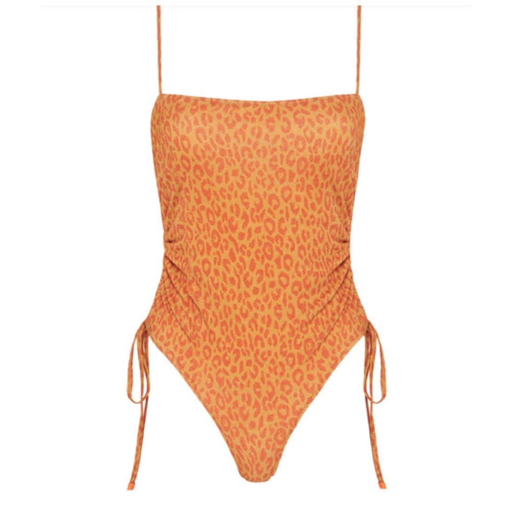 Triangl Leopard Sparkle One piece Swimwear NWT XS